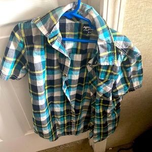 Boys shirt sleeve button down